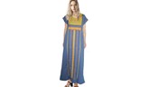 Stripy Blue Traditional Dress (Galabeya)